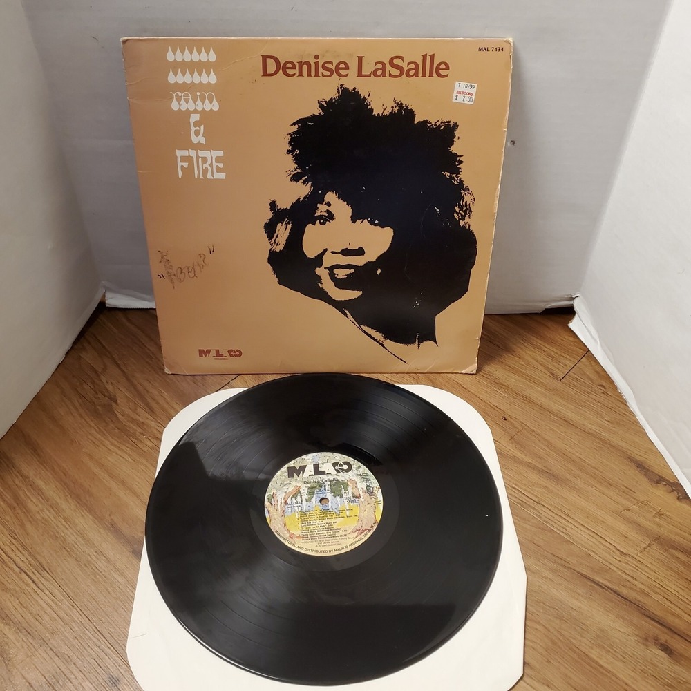 Denise LaSalle – Rain & Fire 1986 Malaco Records MAL 7434 33 12" VG+ VG+/VG+